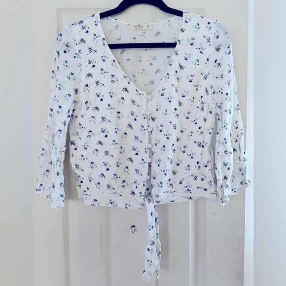 Floral Tiefront button-down - Picture 1 of 5